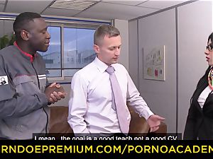 porn ACADEMIE - Romanian super hot damsel multiracial dp hookup
