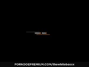 THE white BOXXX Sasha Rose fetish FFM threeway