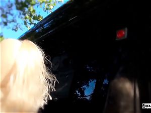 bums BUS - warm rock-hard buttfuck in the van with German amateur