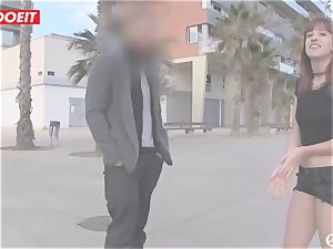 lucky man gets picked up on the street to ravage pornographic star